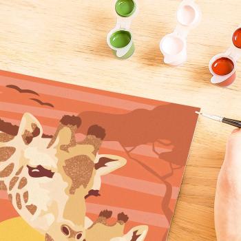 Ravensburger Malen nach Zahlen CREART Serie D Giraffe mit Baby 12023130 12023130