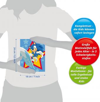 Ravensburger Malen nach Zahlen CREART Serie D Character Rasender Sonic 12023133