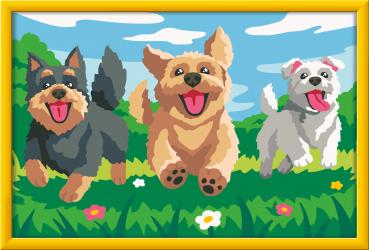 Preview: Ravensburger Malen nach Zahlen CREART Serie C Pfotenfreunde 12023135 12023135