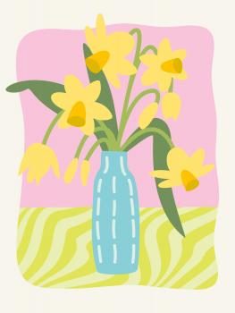 Preview: Ravensburger Malen nach Zahlen CREART Trend Serie D Narzissen 12023136 12023136