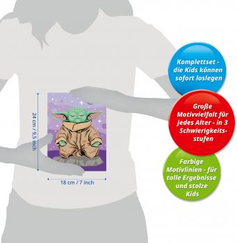 Ravensburger Malen nach Zahlen CREART Trend Serie D Star Wars Meditierender Grogu 12023140 12023140