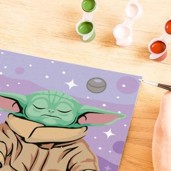 Ravensburger Malen nach Zahlen CREART Trend Serie D Star Wars Meditierender Grogu 12023140 12023140