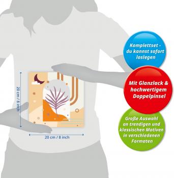 Ravensburger Malen nach Zahlen CREART Trend Serie Quadratisch Adults Trend Farn 12023145