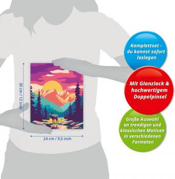 Ravensburger Malen nach Zahlen CREART Trend Serie C National Park 12023148