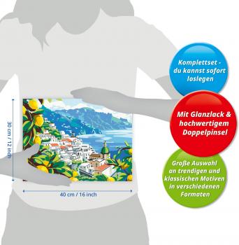 Ravensburger Malen nach Zahlen CREART Premium Serie B Adults Premium Amalfiküste 12023149 12023149