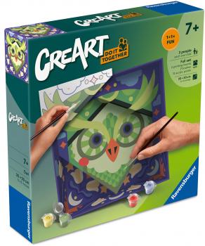 Preview: Ravensburger Malen nach Zahlen CREART Do it together Eule 12023153