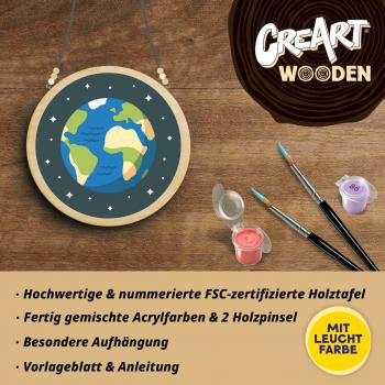 Ravensburger Malen nach Zahlen CREART Wooden Tag und Nacht 12023155