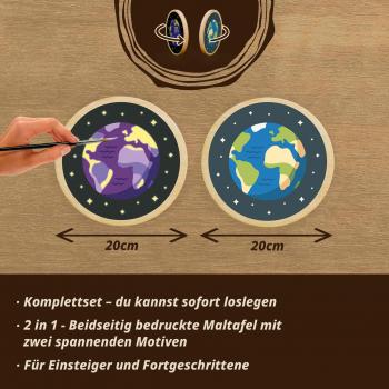 Ravensburger Malen nach Zahlen CREART Wooden Tag und Nacht 12023155