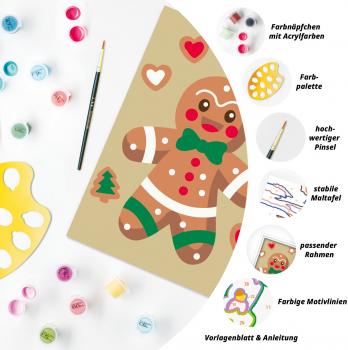 Ravensburger Malen nach Zahlen CREART Serie F Lebkuchenmann 12023170 12023170