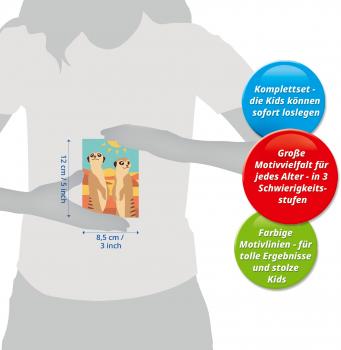 Ravensburger Malen nach Zahlen CREART Serie F Neugierige Erdmännchen 12023174 12023174