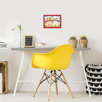 Preview: Ravensburger Malen nach Zahlen CREART Serie E Spielende Hunde 12023175 12023175