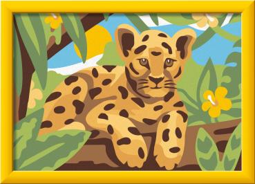 Preview: Ravensburger Malen nach Zahlen CREART Serie E Baby Leopard 12023177 12023177