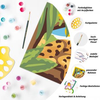 Ravensburger Malen nach Zahlen CREART Serie E Baby Leopard 12023177 12023177