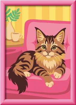 Preview: Ravensburger Malen nach Zahlen CREART Serie E Maine-Coon-Kätzchen 12023178 12023178