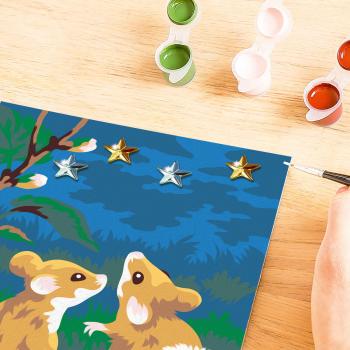 Ravensburger Malen nach Zahlen CREART Sonderserie E Sternenklare Mäusenacht 12023179 12023179