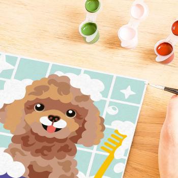 Ravensburger Malen nach Zahlen CREART Serie D Badender Pudel 12023181 12023181