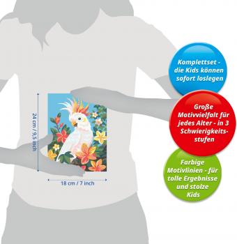 Ravensburger Malen nach Zahlen CREART Serie D Romantik Kakadu 12023186 12023186