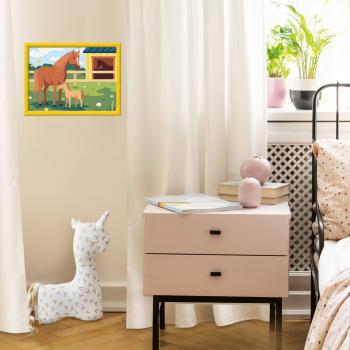 Preview: Ravensburger Malen nach Zahlen CREART Serie D Pferde Pferdemama und Fohlen 12023187 12023187