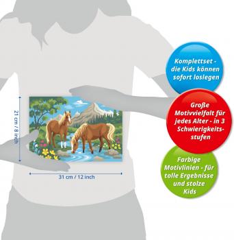 Ravensburger Malen nach Zahlen CREART Serie C Pferde im Wasser 12023191 12023191
