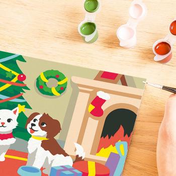 Ravensburger Malen nach Zahlen CREART Serie C Pfoten-Weihnachten 12023192 12023192