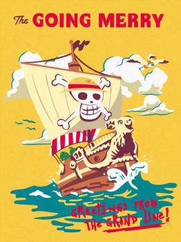 Preview: Ravensburger Malen nach Zahlen CREART Trend Serie D One Piece Das Piratenschiff Flying Lamb 12023195