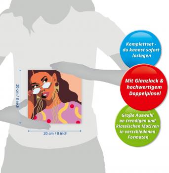 Ravensburger Malen nach Zahlen CREART Trend Serie Quadratisch Adults Trend Pilzparty 12023199