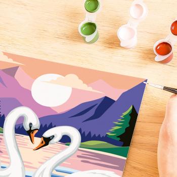 Ravensburger Malen nach Zahlen CREART Trend Serie C Eleganz der Schwäne 12023203