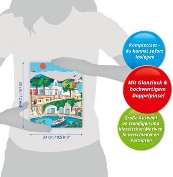 Ravensburger Malen nach Zahlen CREART Trend Serie C Griechische Insel 12023204
