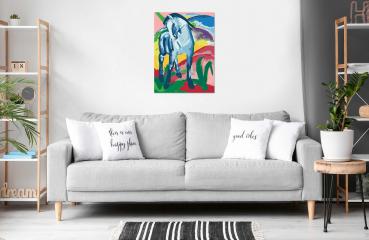 Ravensburger Malen nach Zahlen CREART CANVAS Collection Leinwand Blaues Pferd Franz Marc 12023205