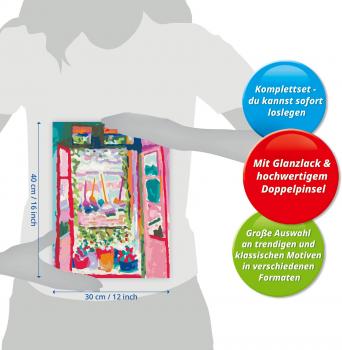 Ravensburger Malen nach Zahlen CREART Premium Serie B Henri Matisse Offenes Fenster 12023206