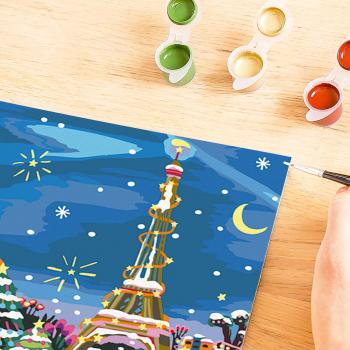 Ravensburger Malen nach Zahlen CREART Premium Serie B Adults Weihnachten in Paris 12023208 12023208