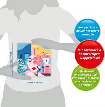 Ravensburger Malen nach Zahlen CREART Trend Serie Quadratisch Adults Trend Träumende Frau 12023272