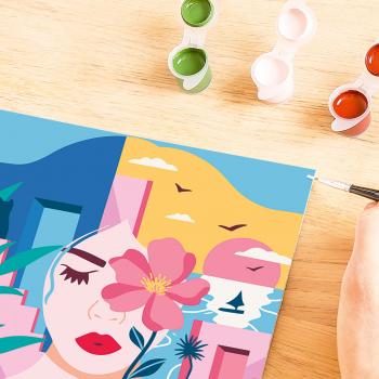 Ravensburger Malen nach Zahlen CREART Trend Serie Quadratisch Adults Trend Träumende Frau 12023272