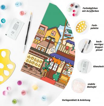 Ravensburger Malen nach Zahlen CREART Trend Serie Quadratisch Adults Trend Kawaii Straße 12023273