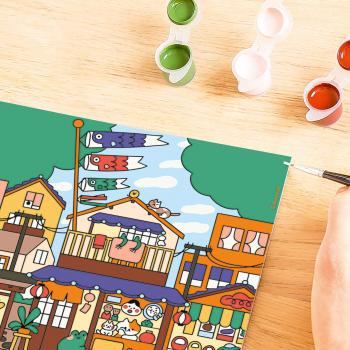 Ravensburger Malen nach Zahlen CREART Trend Serie Quadratisch Adults Trend Kawaii Straße 12023273