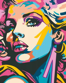 Preview: Ravensburger Malen nach Zahlen CREART Trend Serie C Farbenfrohe Frau 12023274