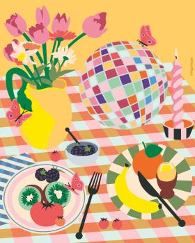 Preview: Ravensburger Malen nach Zahlen CREART Trend Serie C Disco Vibes 12023277