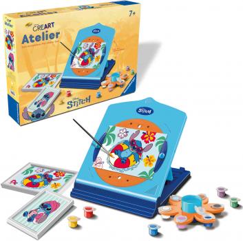 Preview: Ravensburger Malen nach Zahlen CREART Atelier Atelier Stitch Komplettset 12023305