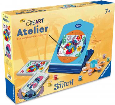 Preview: Ravensburger Malen nach Zahlen CREART Atelier Atelier Stitch Komplettset 12023305