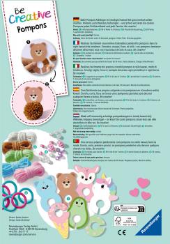 Preview: Ravensburger Creation kreative Grundtechniken BeCreative Midi Pompons Kawaii 12028010