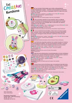Preview: Ravensburger Creation kreative Grundtechnik Freundschaftsbändchen Kumihimo & Tattoos Kawaii 12028011