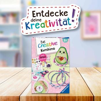 Ravensburger Creation kreative Grundtechnik Freundschaftsbändchen Kumihimo & Tattoos Kawaii 12028011