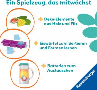Ravensburger Spielwelt Küche Play+ Getränke-Spiel-Set Cool Drinks 12034066