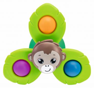 Preview: Ravensburger Kleinkindwelt Motorikspielzeug Play+ Spin & Pop: Baby-Fidget-Spinner Monkey 12034081