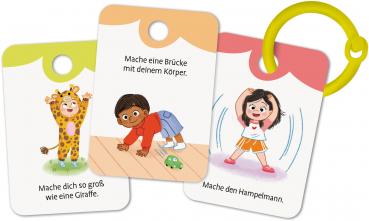 Preview: Ravensburger Kleinkindwelt Motorikspielzeug Play+ Karten Hüpfen, tanzen & bewegen 12034153