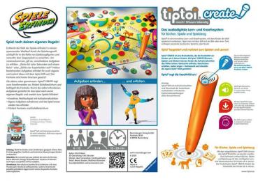 Ravensburger tiptoi Lernspiel Create Spiele-Erfinder 00045