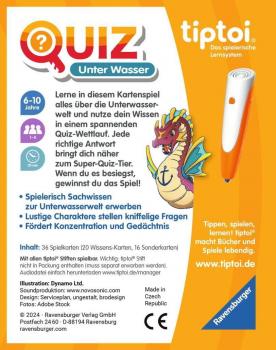 Preview: Ravensburger tiptoi Wissen & Quizzen Quiz Unter Wasser 00194