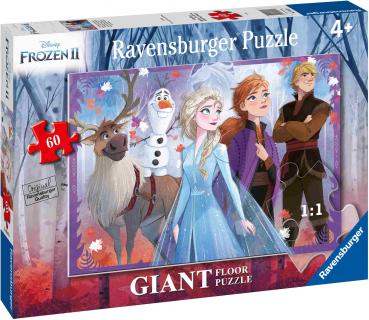 Preview: 60 Teile Ravensburger Kinder Puzzle Giant Floor Puzzle Bodenpuzzle Unterwegs im Zauberwald 03031