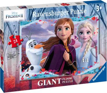 Preview: 24 Teile Ravensburger Kinder Puzzle Giant Floor Puzzle Bodenpuzzle Zauberhafte neue Welt 03036