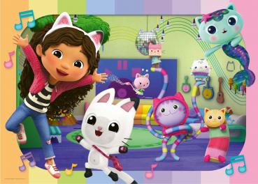 Preview: 60 Teile Ravensburger Kinder Puzzle Giant Floor Puzzle Bodenpuzzle Gabby's Tanzparty 03180